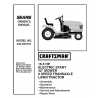 Manuel de pièces tracteur Craftsman 944.605161