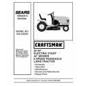 Manuel de pièces tracteur Craftsman 944.605200