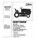Craftsman Tractor Parts Manual 944.605281