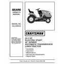 Craftsman Tractor Parts Manual 944.606040