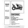 Manuel de pièces tracteur Craftsman 944.606912