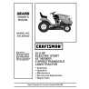 Manuel de pièces tracteur Craftsman 944.606932