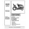 Manuel de pièces tracteur Craftsman 944.607860