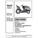 Craftsman Tractor Parts Manual 944.607930