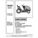 Manuel de pièces tracteur Craftsman 944.608060