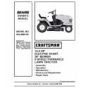Craftsman Tractor Parts Manual 944.608130