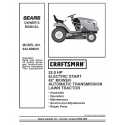 Manuel de pièces tracteur Craftsman 944.608231