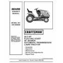 Craftsman Tractor Parts Manual 944.608930