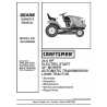 Manuel de pièces tracteur Craftsman 944.609060