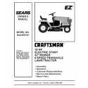Manuel de pièces tracteur Craftsman 944.609191