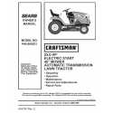 Craftsman Tractor Parts Manual 944.609231