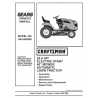 Craftsman Tractor Parts Manual 944.609300