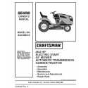 Craftsman Tractor Parts Manual 944.609312