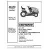 Manuel de pièces tracteur Craftsman 944.609340