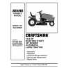 Craftsman Tractor Parts Manual 944.609881