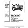 Craftsman Tractor Parts Manual 944.10110