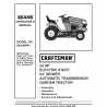 Craftsman Tractor Parts Manual 944.60441