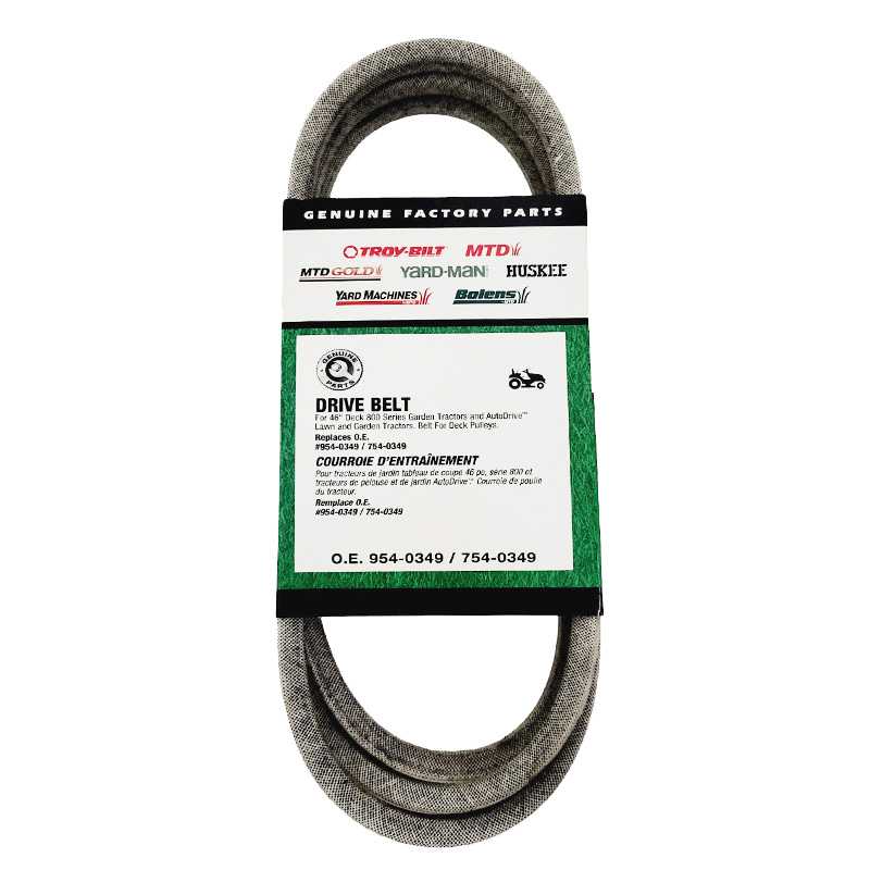 Original MTD Rasenmäher-Riemen 954/754-0346 – Passend Für Viele MTD-Modelle